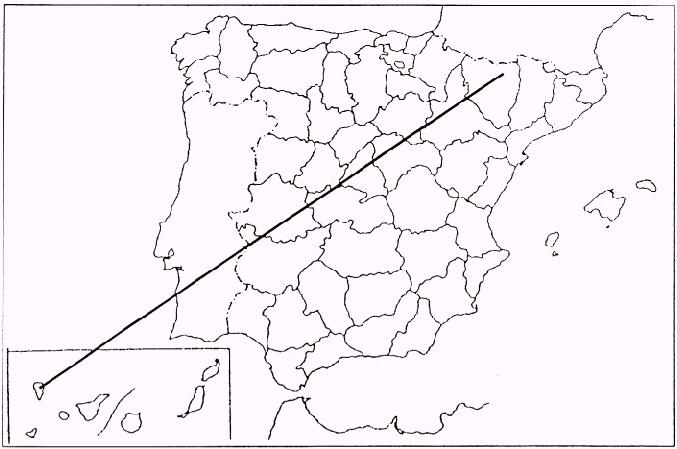 Mapa provincial de Espaa