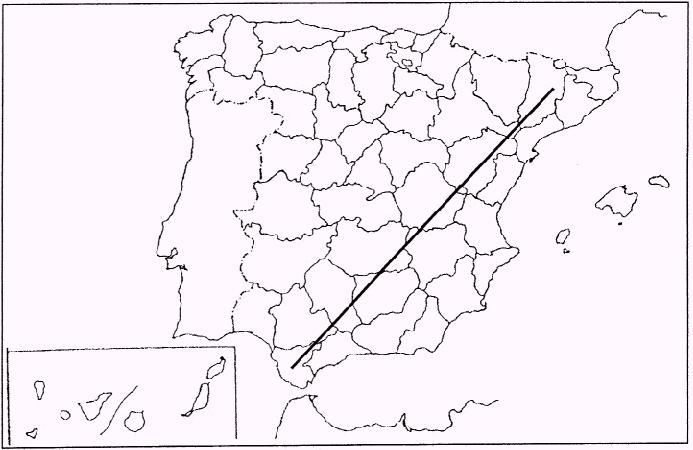 Mapa provincial de Espaa