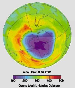 Agujero de la capa de Ozono